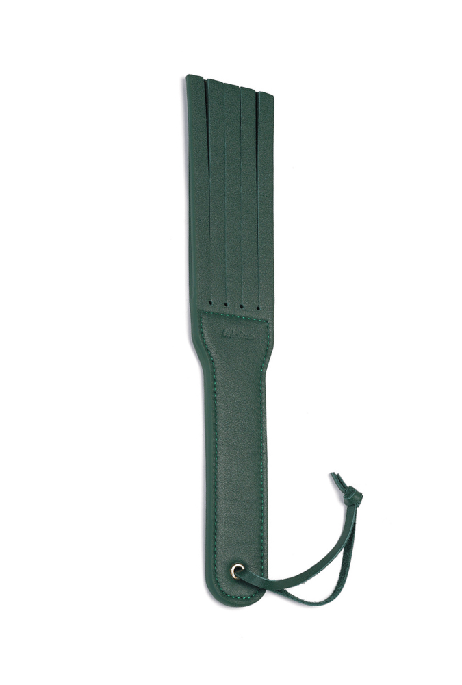 Mossy Chic Paddle - Green Leather