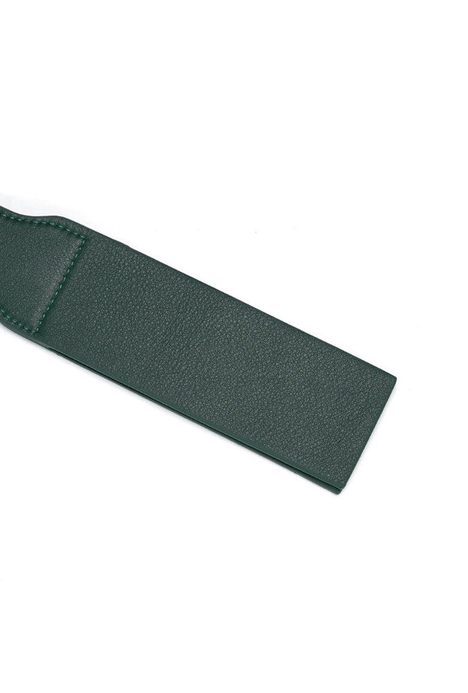 Mossy Chic Paddle - Green Leather