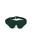 Mossy Chic Mask - Green Leather
