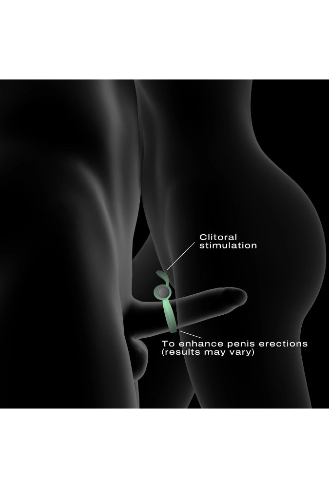 Cockring vibrante - Power Clit Fosforescente