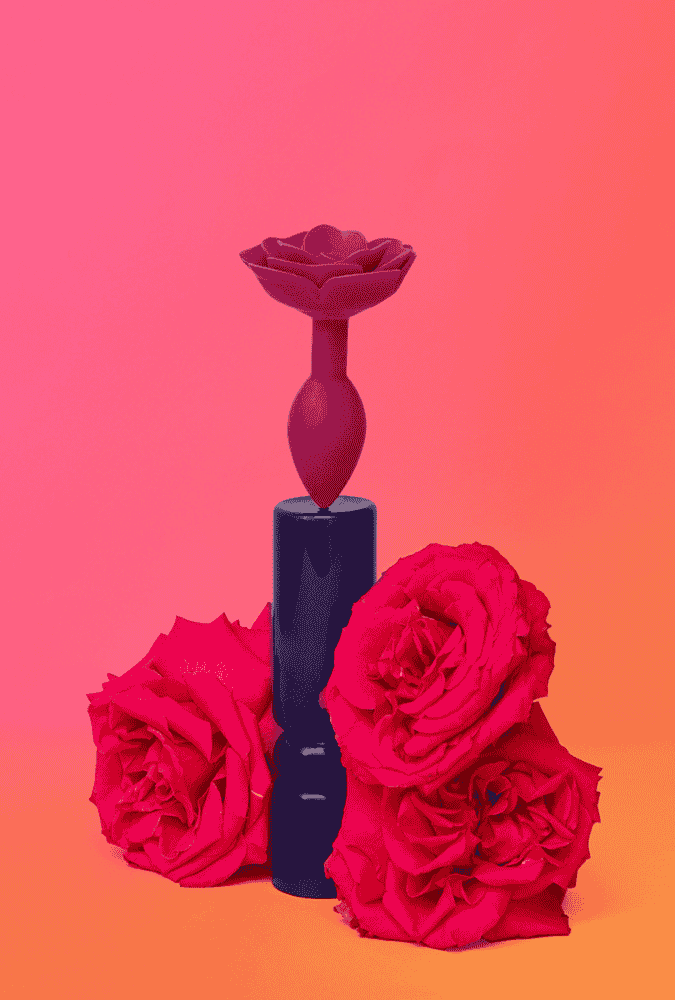 Plug anal - Open roses