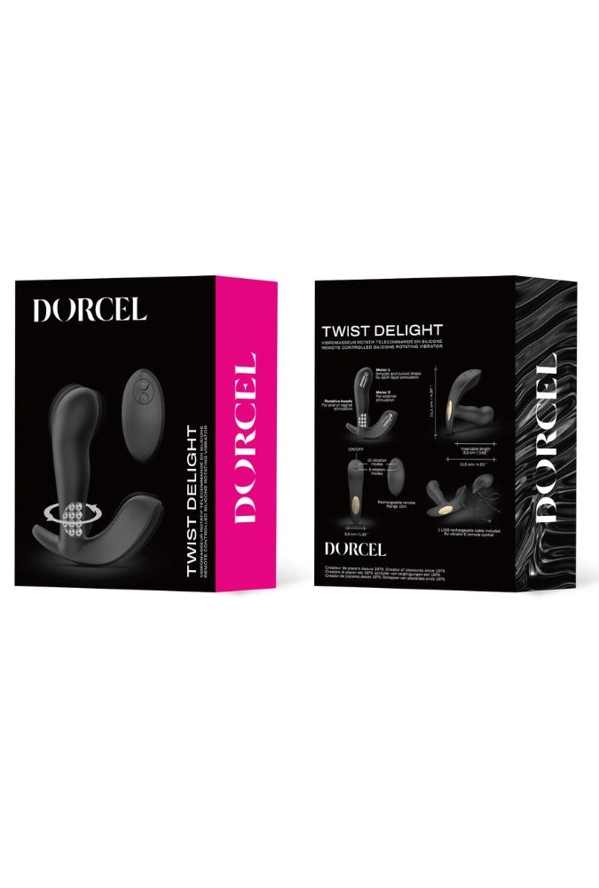 Stimulateur anal et vaginal - Twist Delight triple stimulation