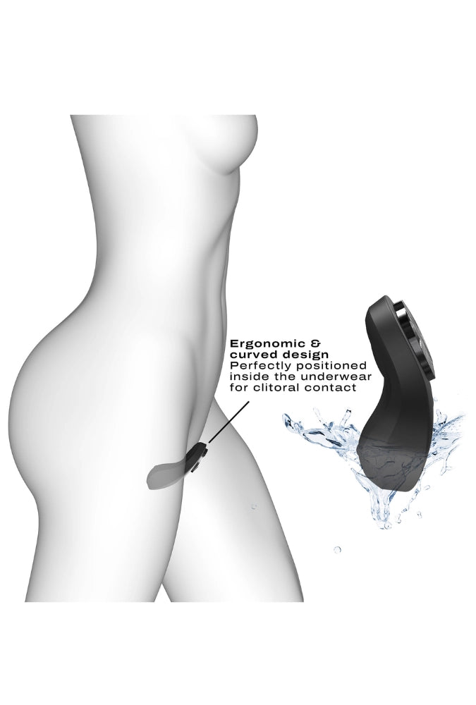 NU - Stimulateur clitoridien pour culotte - Discreet Vibe + avec télécommande