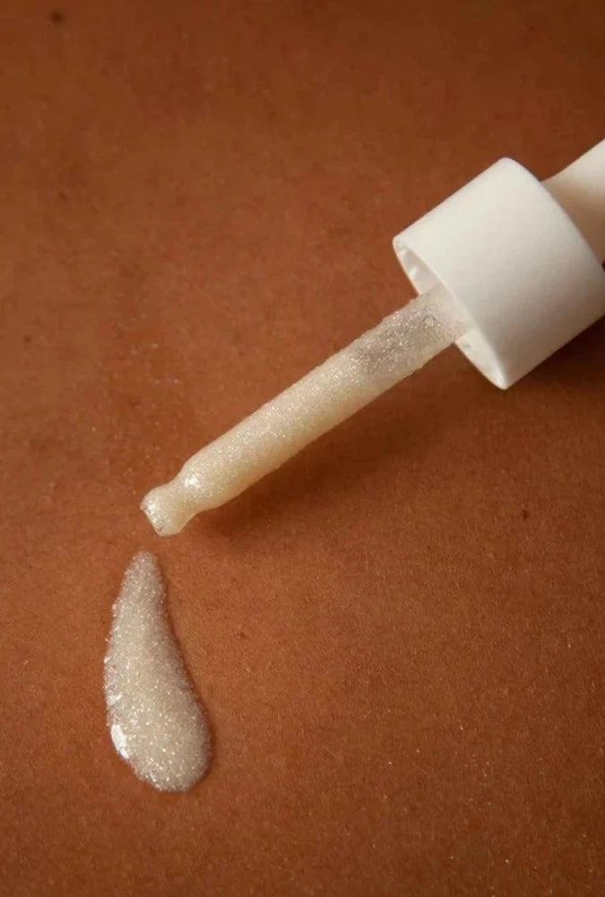 Shimmering dry oil hair and body - Slow sex