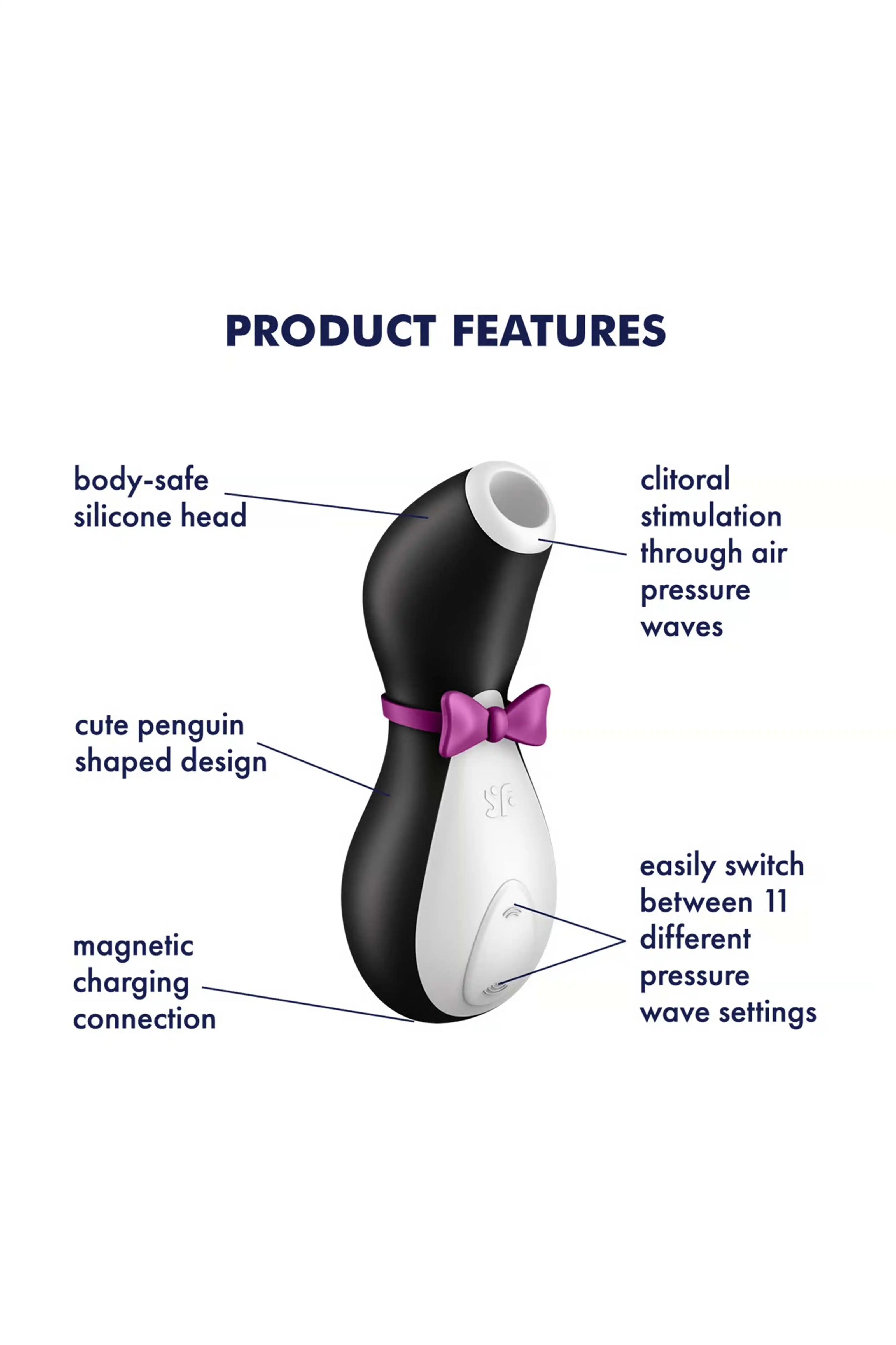Stimulateur clitoridien air pulse - Penguin
