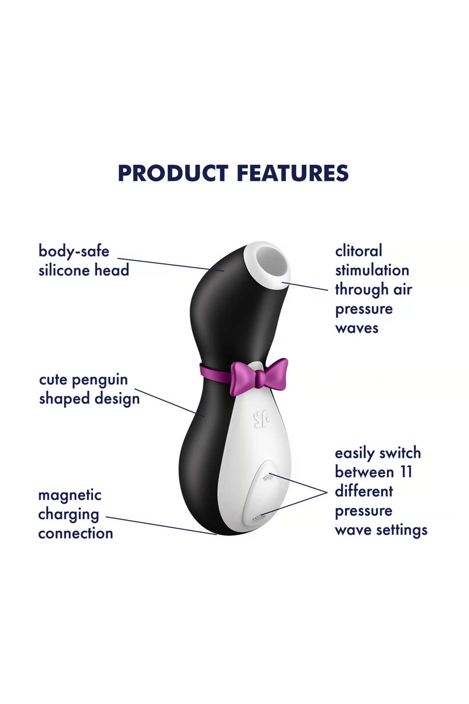 Stimulateur clitoridien air pulse - Penguin