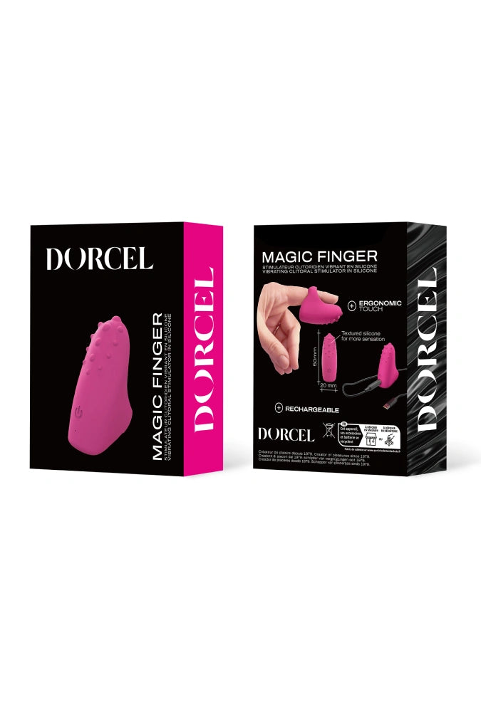 Stimulateur clitoridien à doigt - Magic Finger rechargeable
