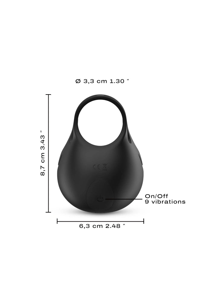 Cockring testikelstimulator - Fun bag