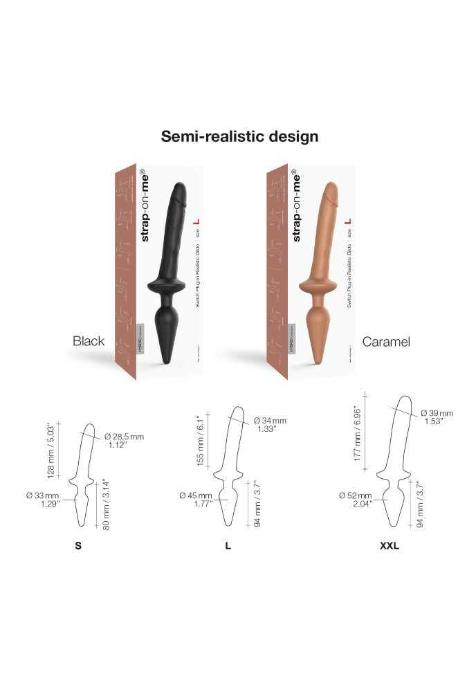 Dildo plug - Switch plug-in Realistic
