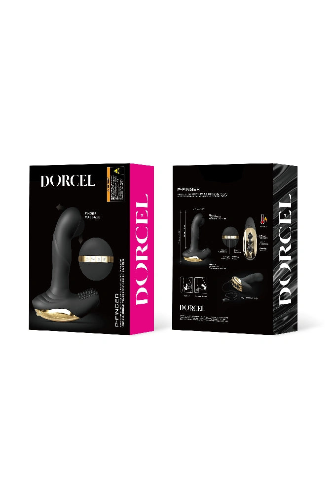 Vibromasseur 2 en 1 anal et vaginal chauffant - P-Finger