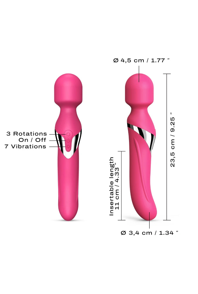Wand vibromasseur - Dual Orgasms